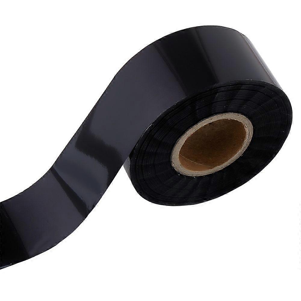 Hot Stamping Foil Paper Roll Flat Black 30mm 120m/roll