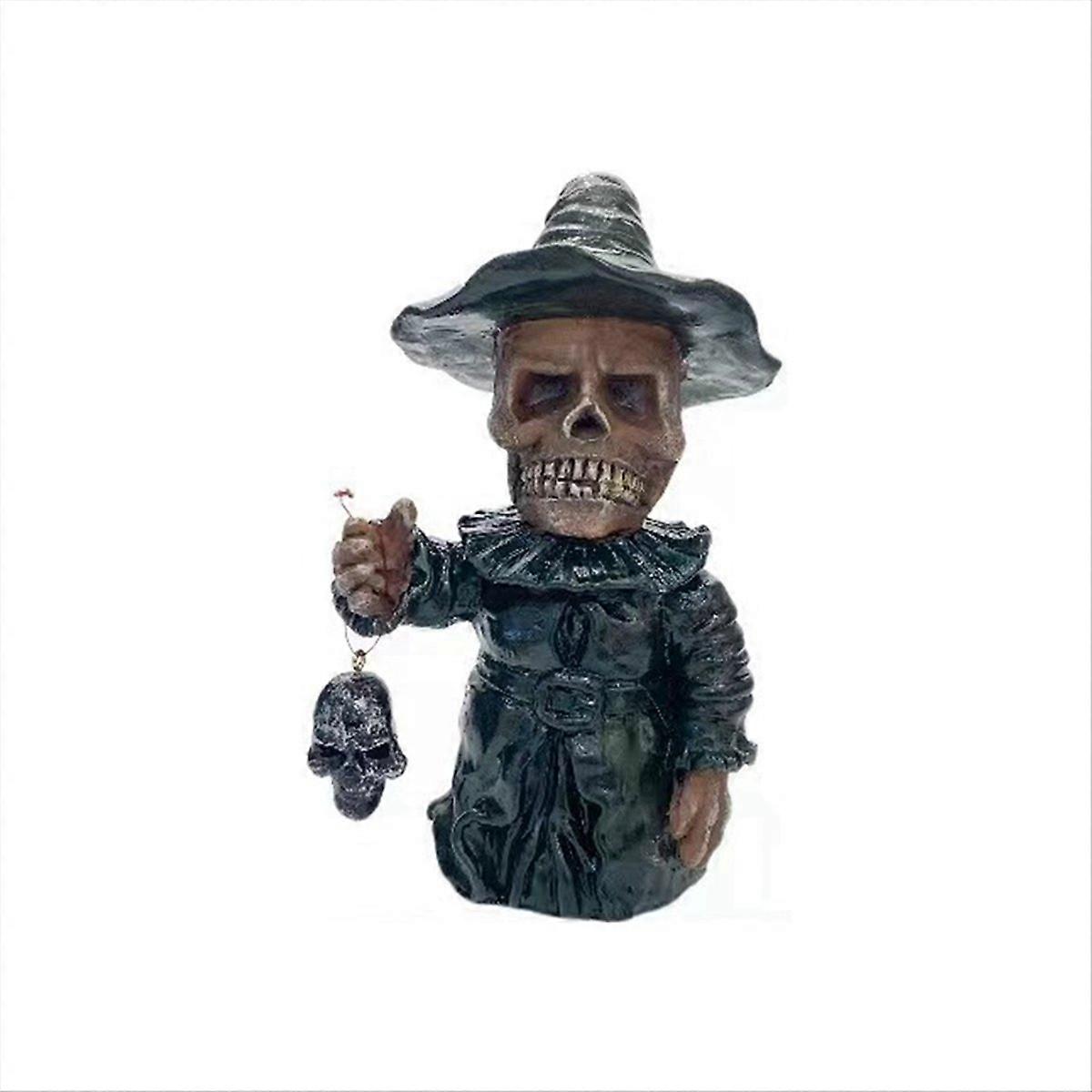 Wizard hat skull decoration for Home Decor B