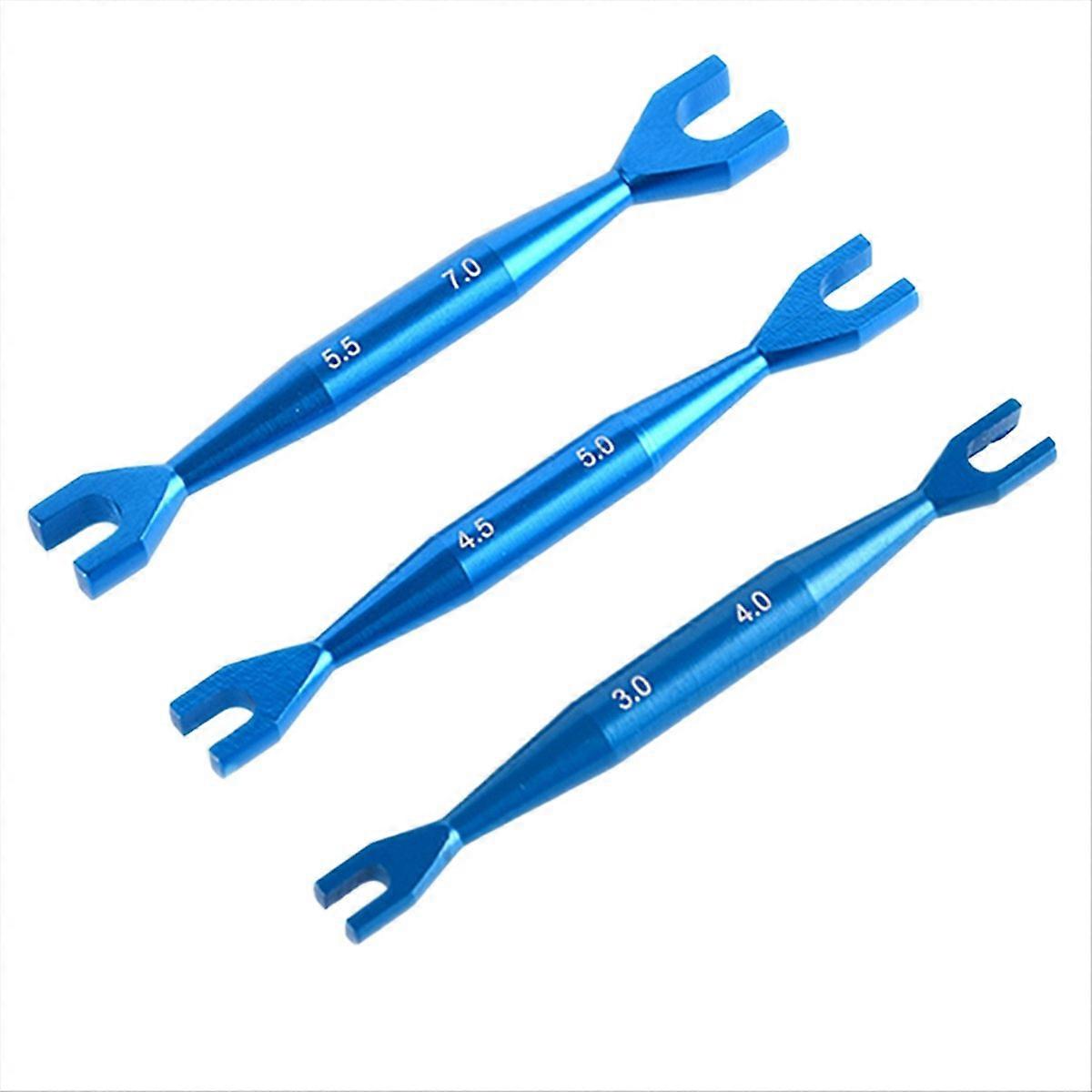 Remote control model car small double-ended universal wrench blue