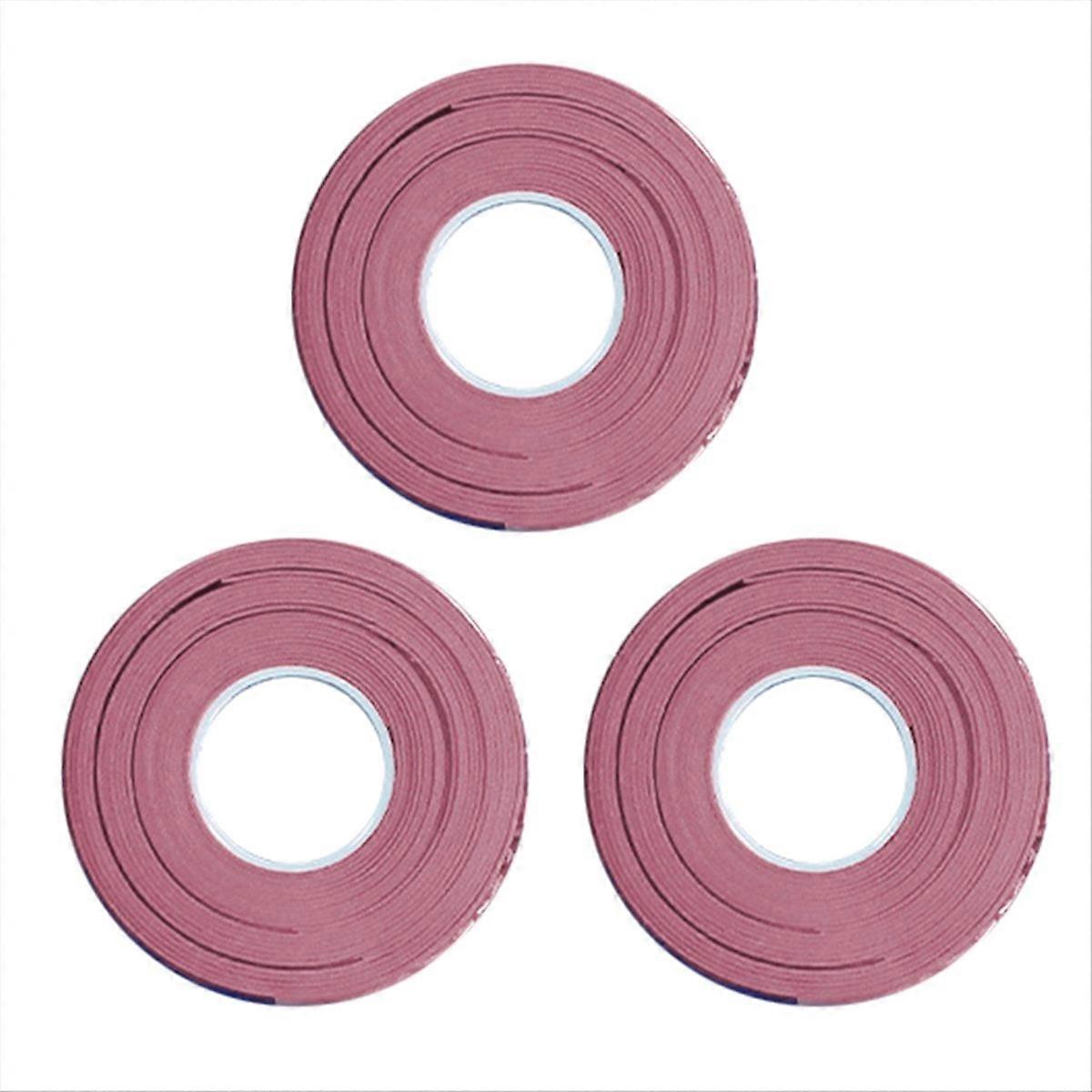 Badminton Racket 7C Flat Rubber, Soft and Shock-Absorbing,Pink