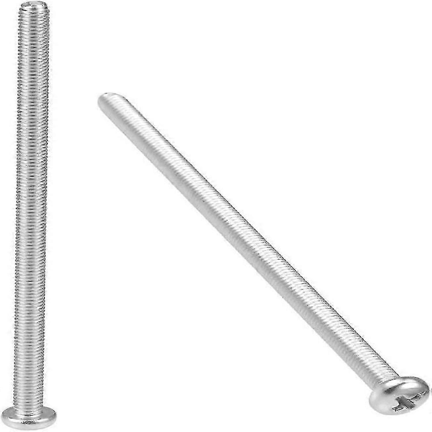 M5x100mm Phillips Head Phillips Machine Screws Bolt 10Pcs