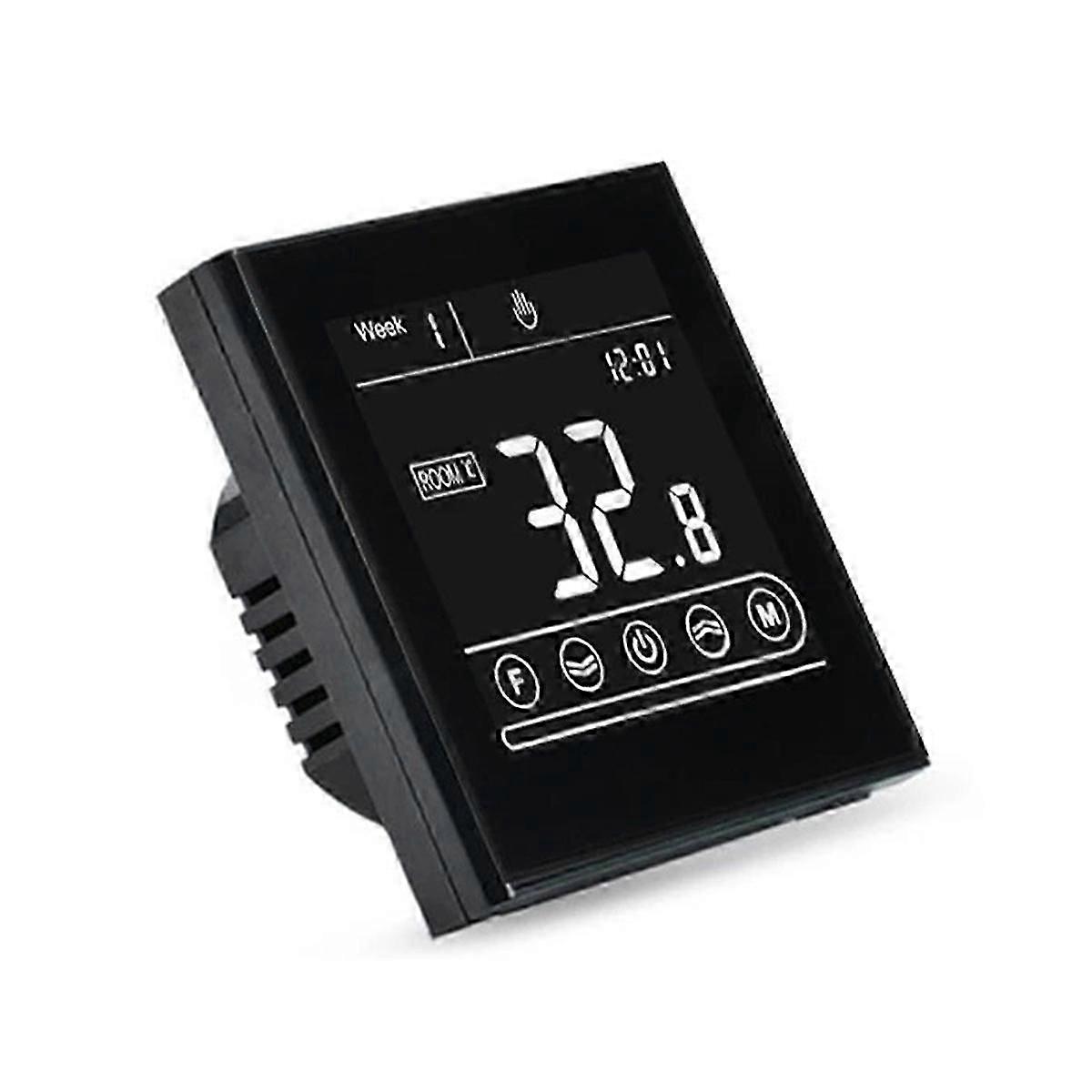 Tuya Smart Intelligent WiFi Thermostat Temperature Controller Black