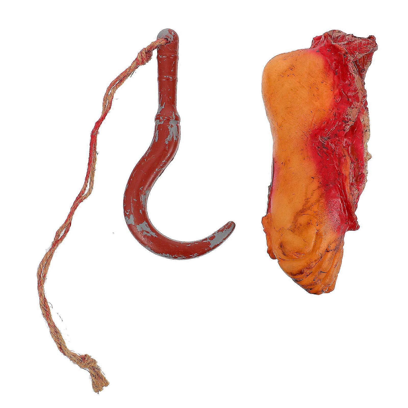 Broken Foot Hanging Halloween Horror Decoration Tricky Prop