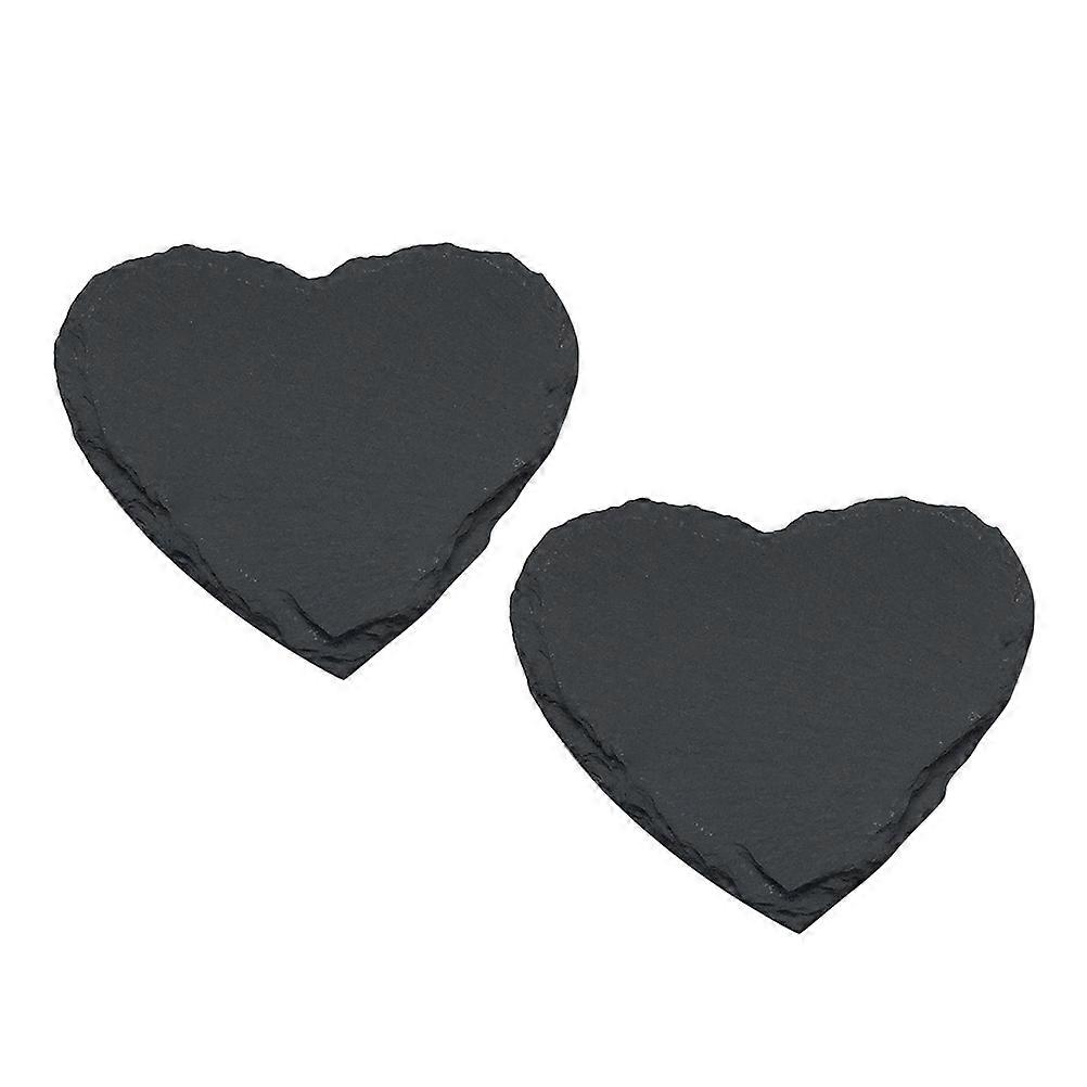 Stone Cushion Heart Shape Heat Insulation Pads for Kitchen 2Pcs