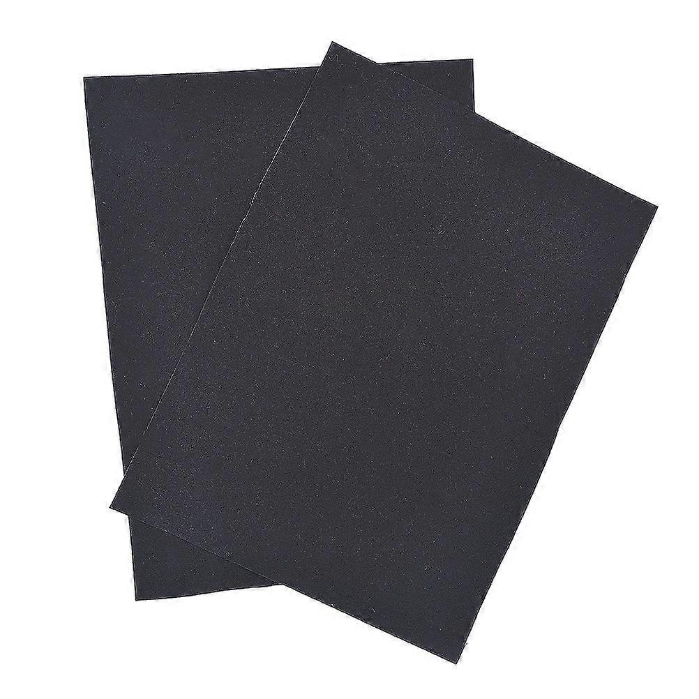 Adhesive Sticker Cloth for Decoration 2Pcs Black Self-Adhesive Flocking Mat