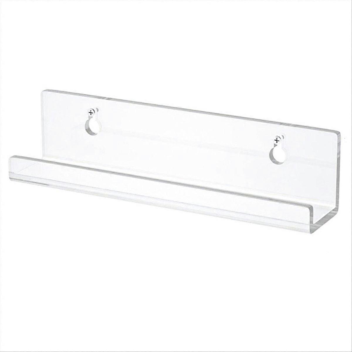 8PCS 1 inch Acrylic Record Display Stand Clear Wall Mounted