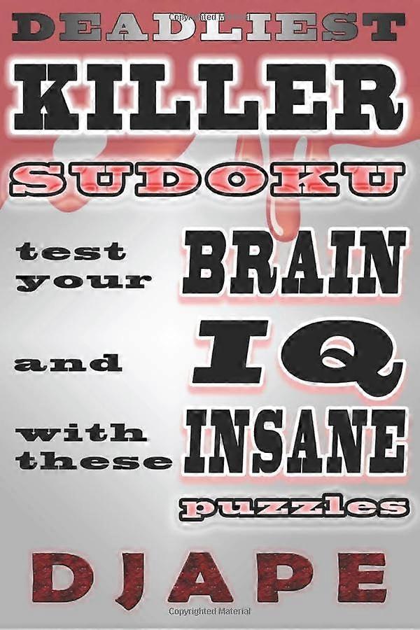 Deadliest Killer Sudoku