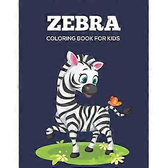Zebra-Malbuch für Kinder: Niedliches Zebra-Malbuch für Kinder