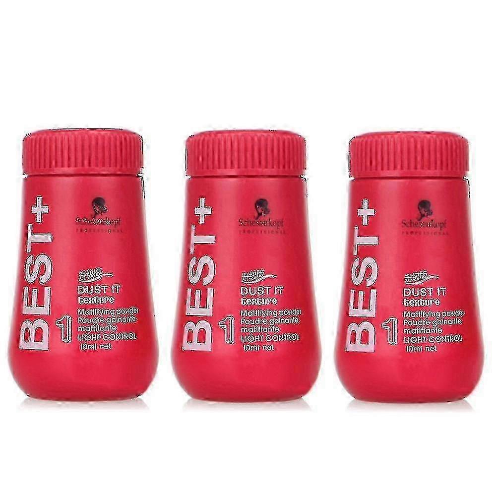 3pcs Fluffy Hair Powder Increase Hair Volume Mattifying Finalize Tool Styling
