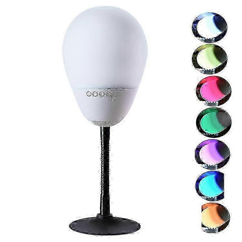 bluetooth speaker with flapping motion and colorful lights