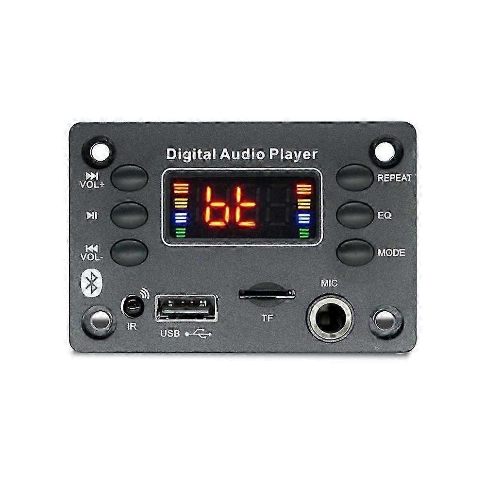 12V MP3 Player Decoder Board Bluetooth 5.0 Car FM Radio Module TF USB 6.5mm WMA Player Decoder