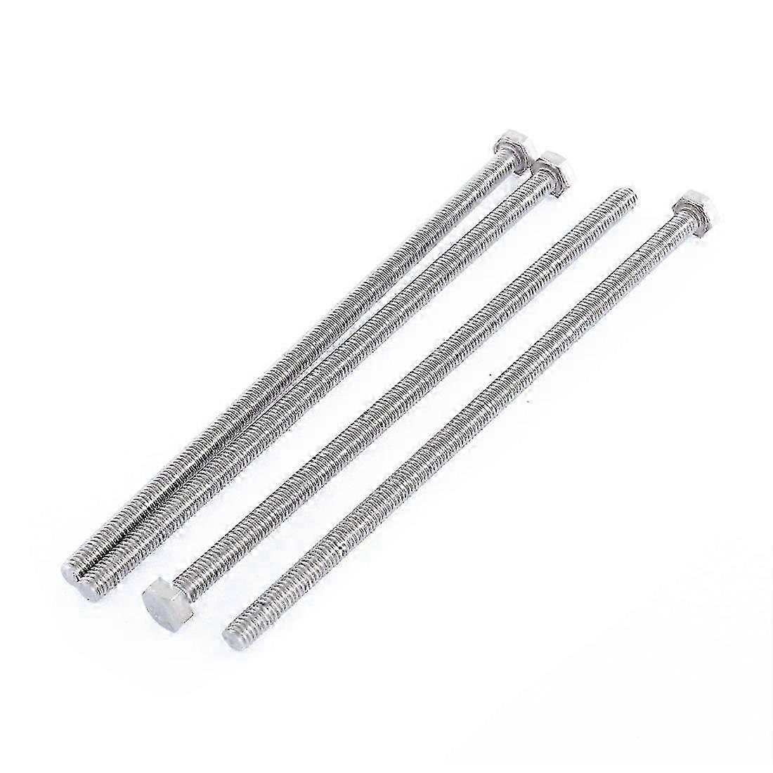 Fully threaded stainless bolt M6 x 150mm hex screw for assembly