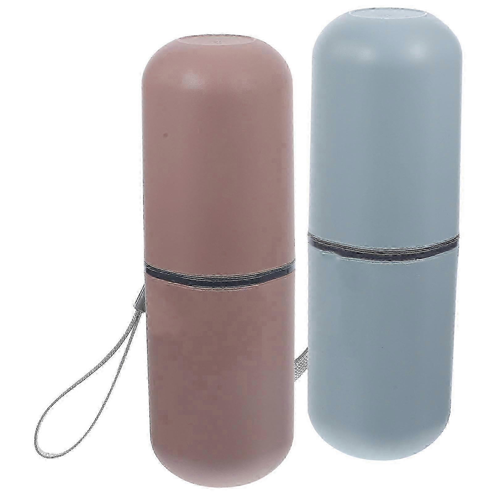 Portable Toothbrush Storage Case, 2Pcs for Travel