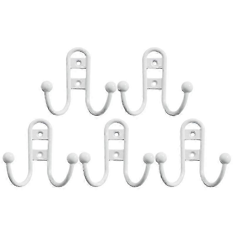 JiaWei 5pcs Metal Wall Hooks 4dZ