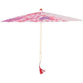 Japanese Silk Umbrella Classic Dance Umbrella for Decor with Vintage Patterns