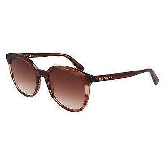 Okulary przeciwsłoneczne LONGCHAMP LO752S N 606 TEXTURED RED 55/19/140 FEMALE