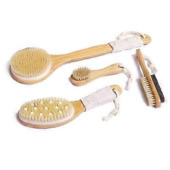 Body Brush Set Exfoliating Body Dry Brush for Removing Dead Skin, Cellulite Massage, Deep Cleansing & Relaxing Spa Care