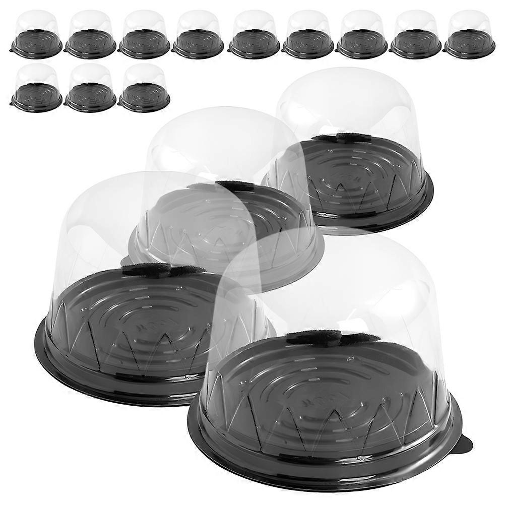 Individual Cupcake Containers Mini Cake Packaging Boxes for Storage Use 50Pcs