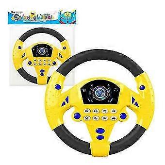 Volante de brinquedo portátil para copiloto, com simulação de direção.
