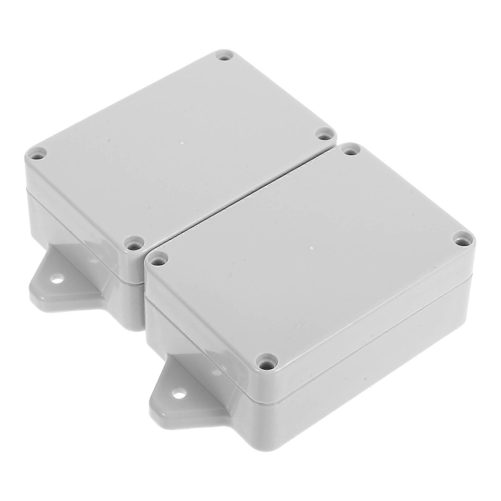 Plastic Waterproof Junction Box for Electrical Installations 2Pcs