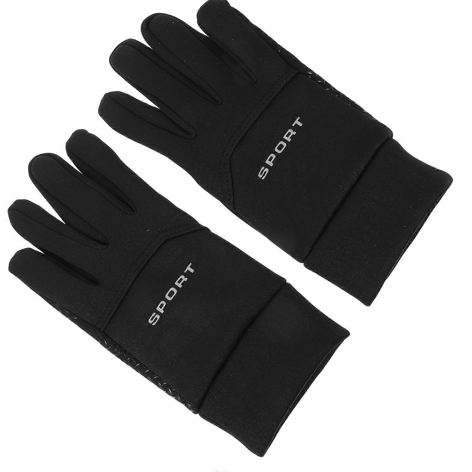 Touchscreen Riding Gloves Windproof Waterproof Gloves for Cycling 1Pair