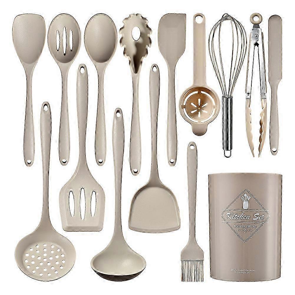 Silicone Cooking Utensils Set compatible with Dishwasher Safe