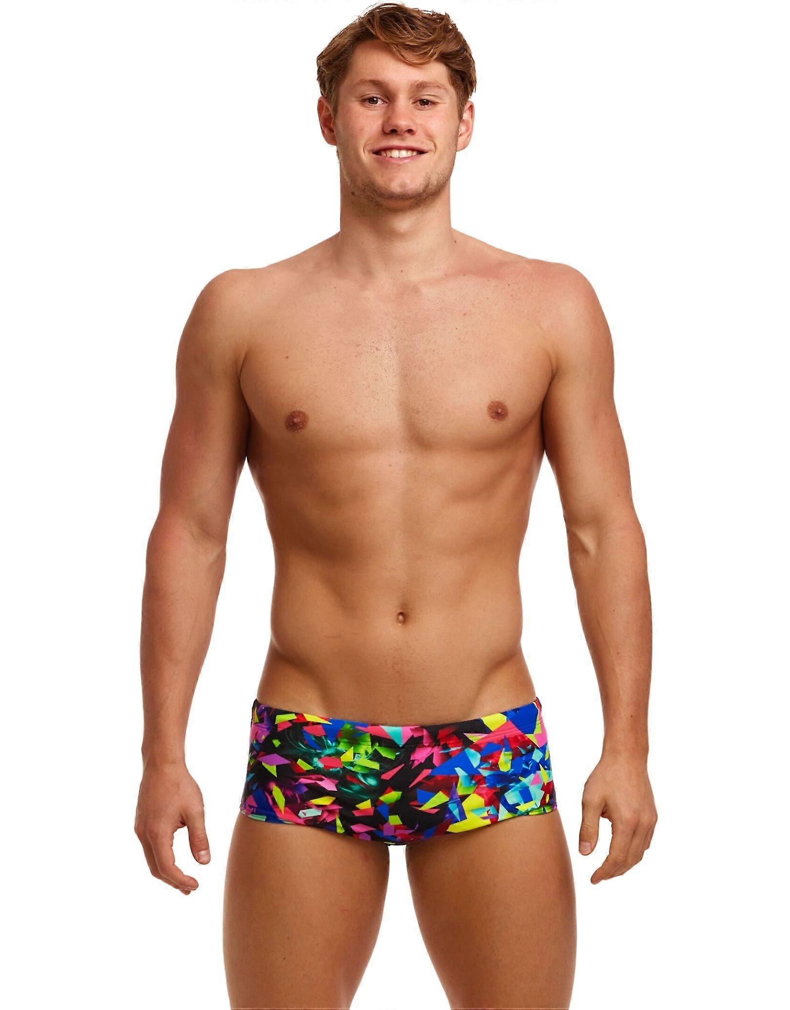 Funky Trunks Destroyer Sidewinder Swim Trunks - Blue