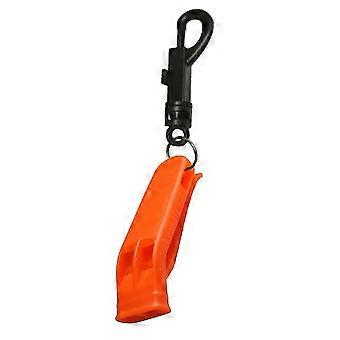 1/5 stks PP plastic Outdoor Camping Wandelfluit met Clip Survival Emergency voor Sport Rescue Safety Whistle Mini EDC Tool Oranje