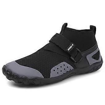Unisex Svømming Vannsko Høy Topp Barbeint Strand Aqua Sko Utendørs Sport Vandring Vade Joggesko Fitness Dykking Surf Sandaler