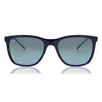 Ray-Ban RB4344 65353M Full Rim Blue Unisex Wayfarer Sunglasses UV2 Original