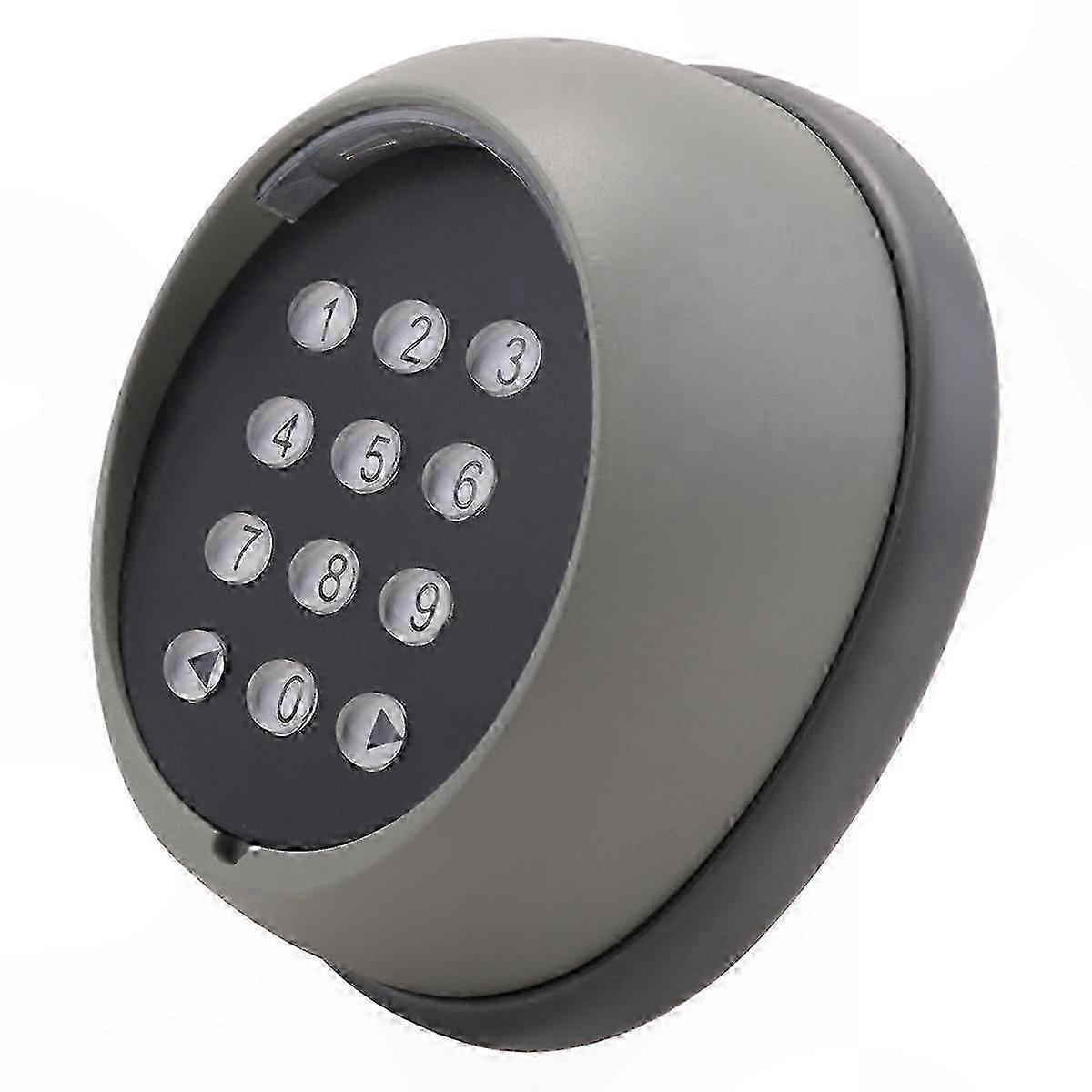Wireless Rolling Code Keypad 433MHz Access Control Compatible withGarage Door/Gate Opener Durable Metal Design High-Quality Security Solution