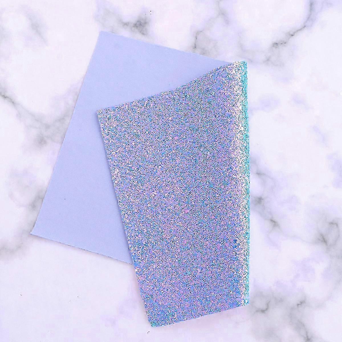 Chic PVC Sewing Fabric, Rectangular, Sky-blue, Durable, 1 Pack For DIY Crafts