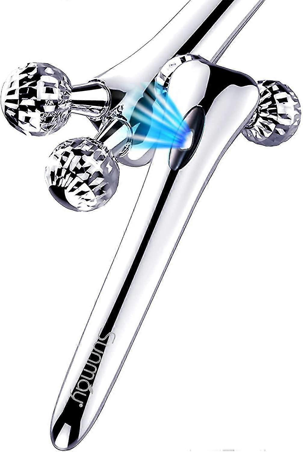 3d Face Roller Massage With Adjustable Massage Rollers - Face Roller With Microcurrent For Face Massage