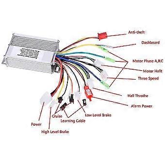 36v/48v 350w Electric E-bike Scooter Brushless Dc Motor Speed Controller