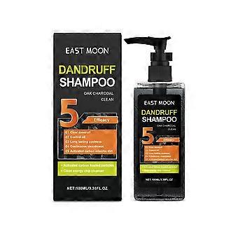2pcsMen's Anti - Dandruff Shampoo, Activated Charcoal Deep Clean, Nourish Scalp, Oil - Control, Refreshing Volumizing Shampoo with Coconut Amide