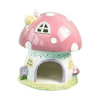 Sturdy Ceramic Hamster Hideout Cave, Glazed Hideaway and Play Rest House for Small Pets, Compatible with Hamster Hedgehog Guinea Pig Mouse