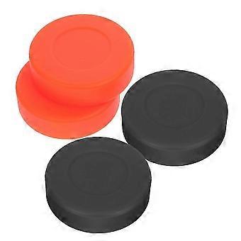 Eishockey-Pucks aus PVC, 4-teiliges professionelles Hockey-Puck-Set