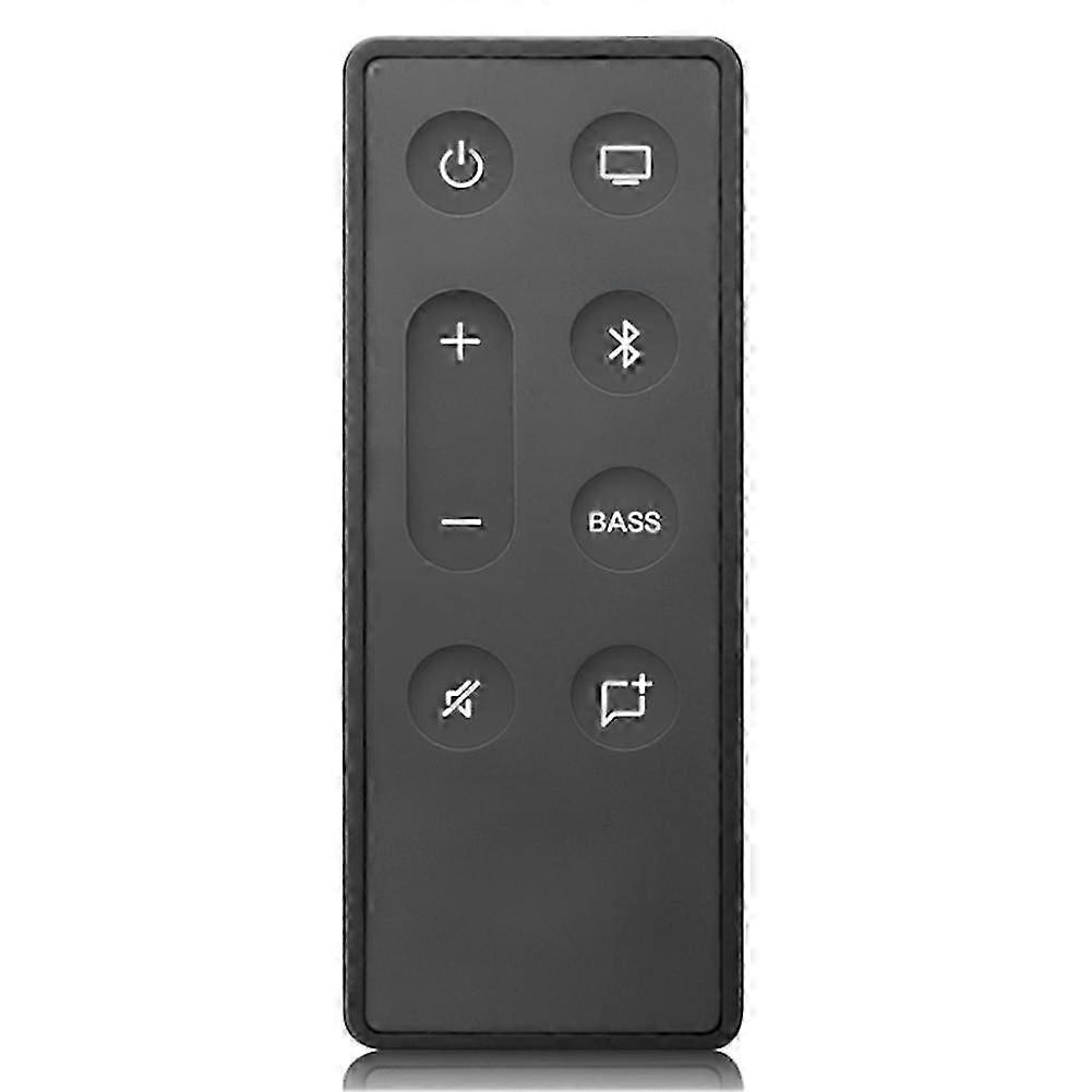 Replacement Remote Control, Plastic, Black, 40ft Extended Range, Quick Response, Durable, Compatible with Multiple Soundbars
