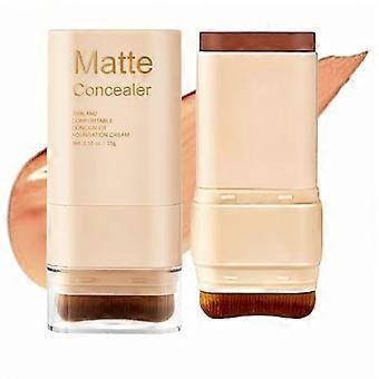 Hydrating Foundation Stick and Serum Infused Concealer, Buildable Satin Coverage, Twist Up Design