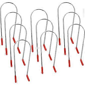 Hot Curler Clips Not Easy to Deform or Break 16pcs Stainless Steel Hot Curler Clamp Securing Pins, Sturdy Hair Roller Clips Replacement for Heated Rol