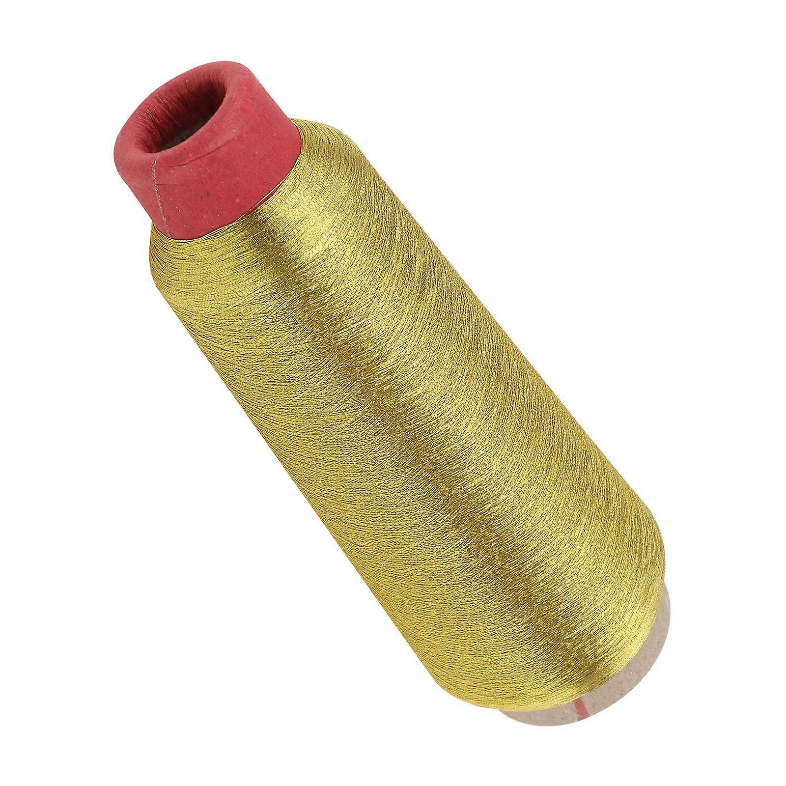 Metallic Machine Embroidery Thread 5000 Yards Spool (Gold)