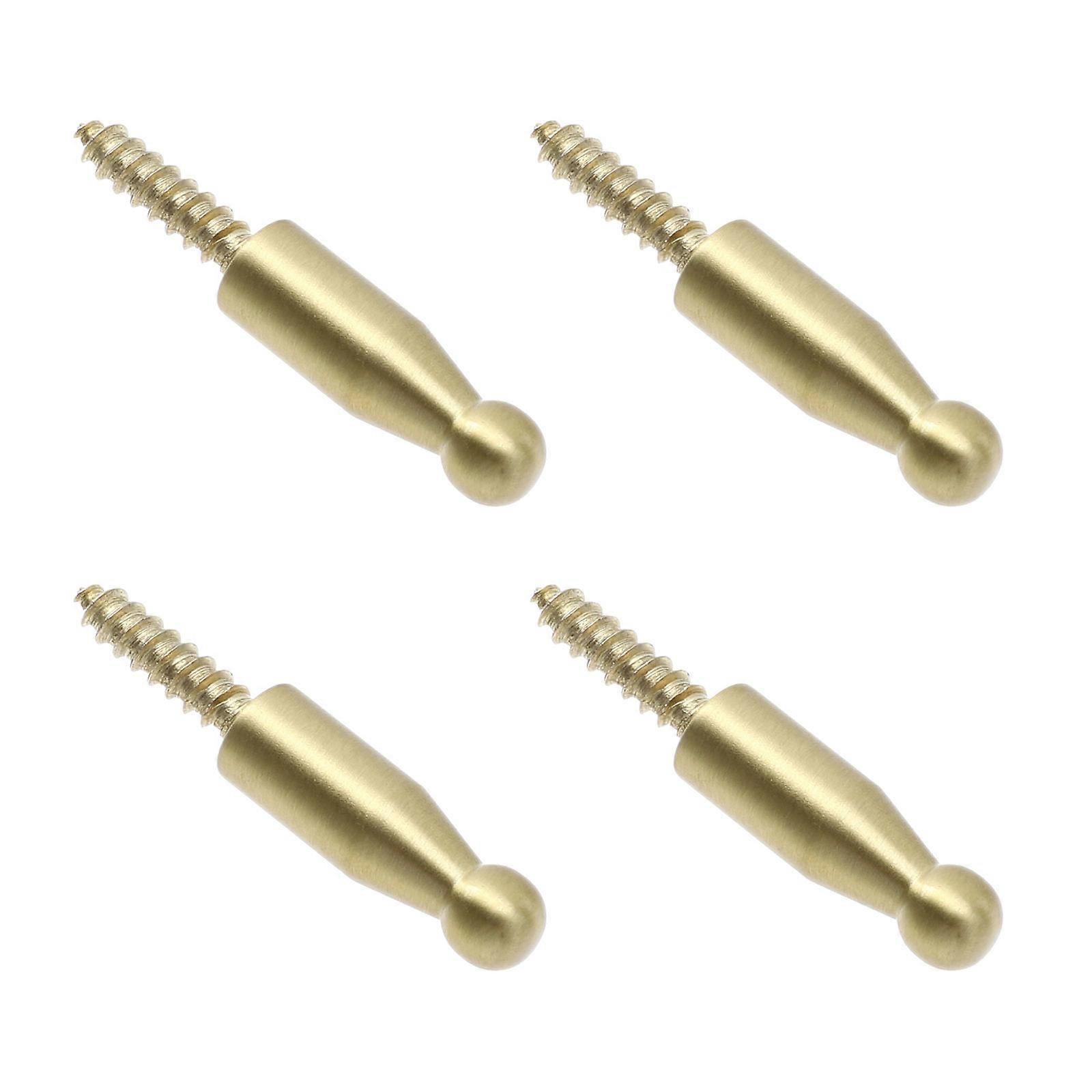 4pcs Brass Coat Hook Hat Single Hook Kitchen Wall Door Hook Practical Bathroom Hook
