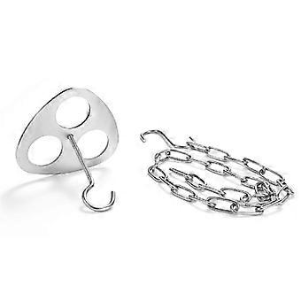 Cabide de Aço Inoxidável para Camping para Churrasco ao Ar Livre, Cabide de Tripé para Acampamento, Suporte para Panelas, Suporte para Churrasco, Tre