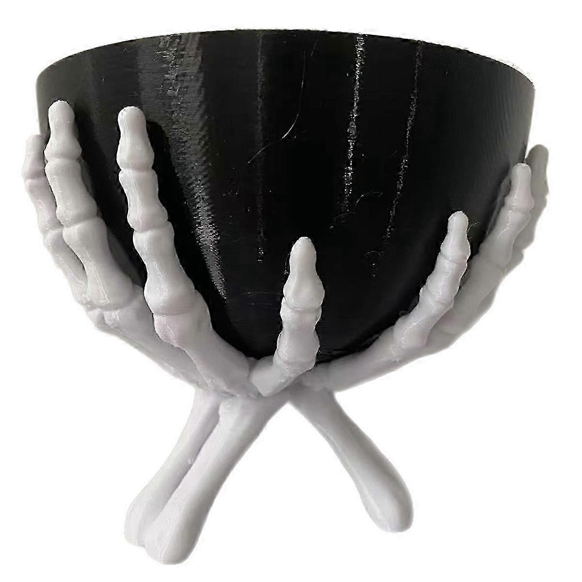 halloween candy holder\nskeleton stand