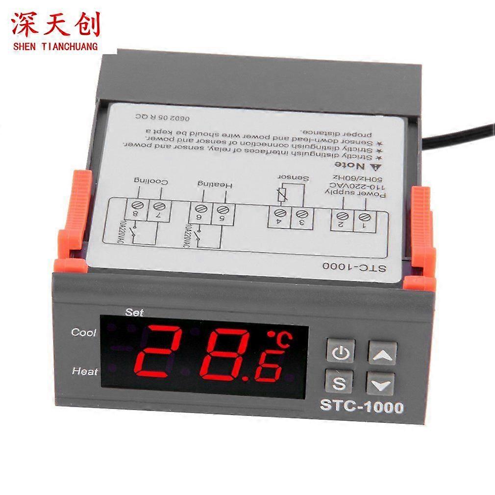 STC-1000 Aquarium Seafood Hatchery Electronic Digital Display Microcomputer Temperature Controller Switch