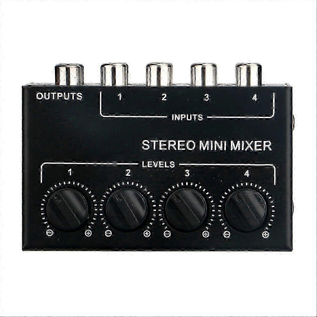 Mini 4-Channel Stereo Passive Mixer