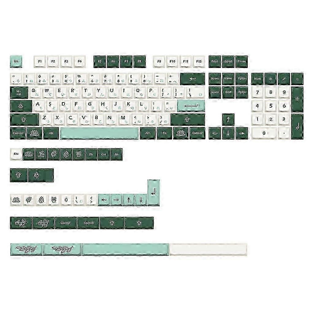 XDA Keycap Set compatible with 61/87/104/108 Layout Mechanical Keyboard