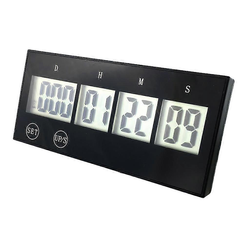 Big Event Timer, Display Countdown Clock For Celebrations, Black