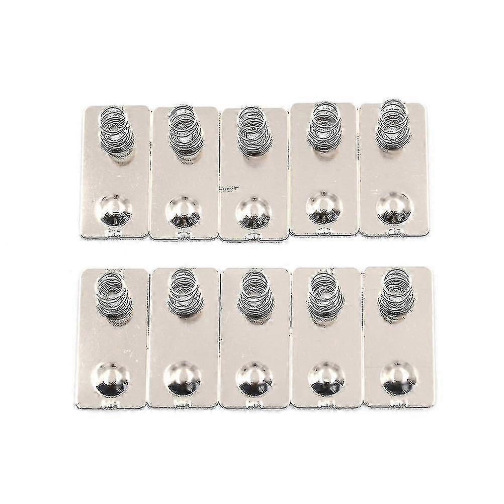 Plate 10pcs Aa Battery Positive Negative Conversion Spring Contact -AA
