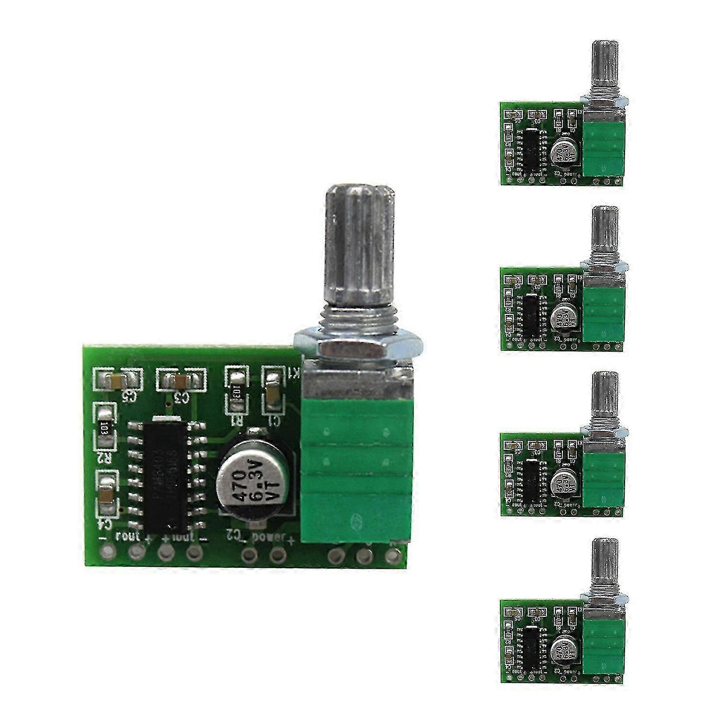 Compact 2x3W USB-Powered Amplifier Board